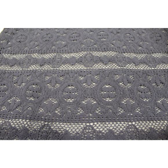 Abercrombie & Fitch Navy Lace Bodycon Mini Dress Gray Lining Size M - Picture 6 of 8